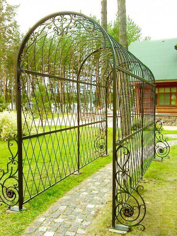 Кованая арка пергола Фото 001