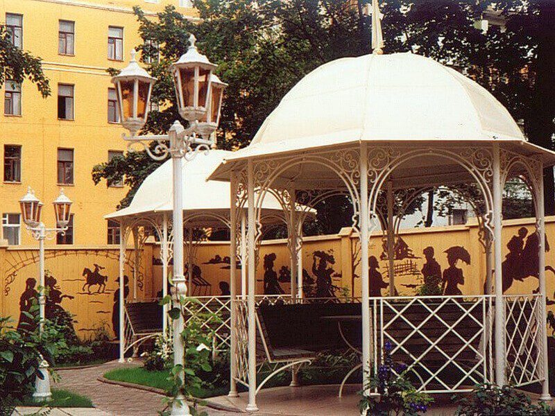 Кованая беседка Фото 001