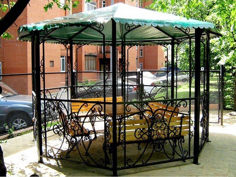 Кованая беседка Фото 016
