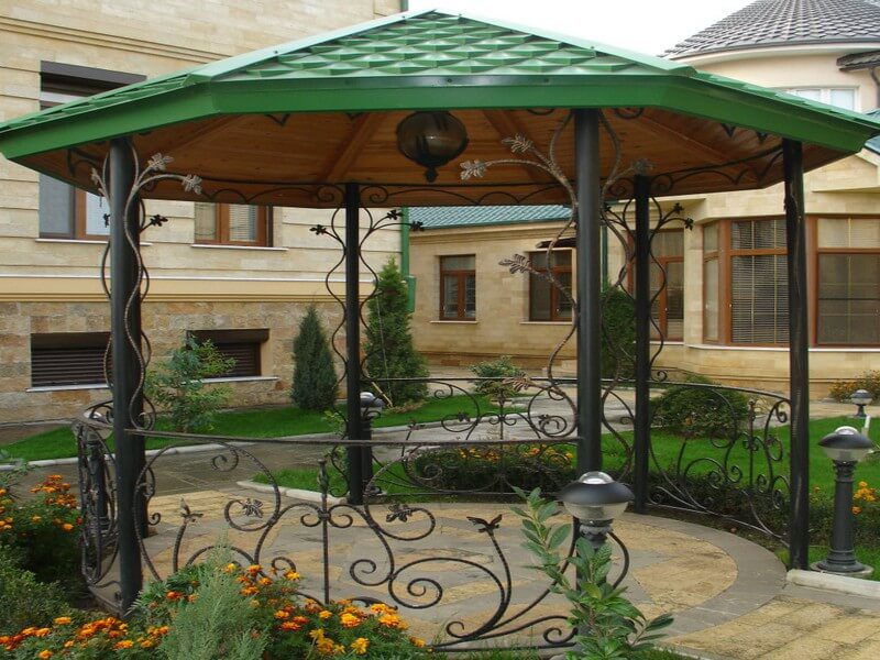 Кованая беседка Фото 050