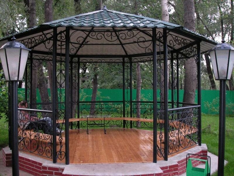 Кованая беседка Фото 054