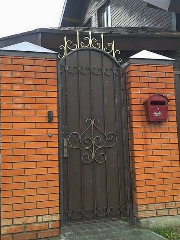 Кованая калитка Фото 004