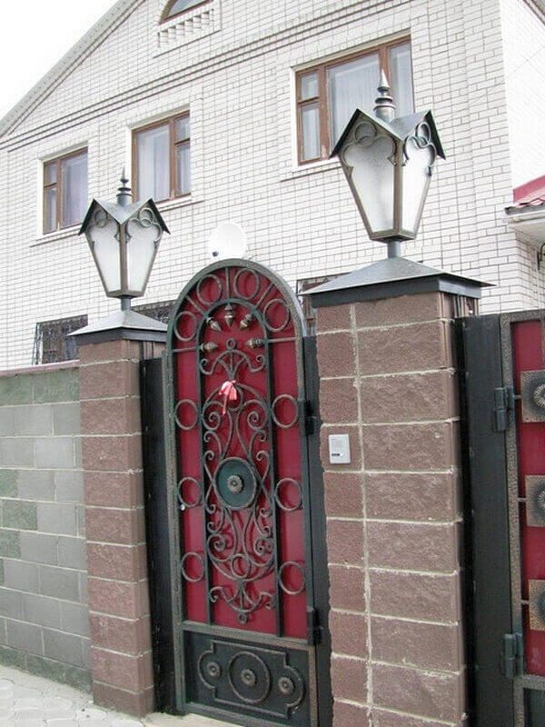 Кованая калитка Фото 056
