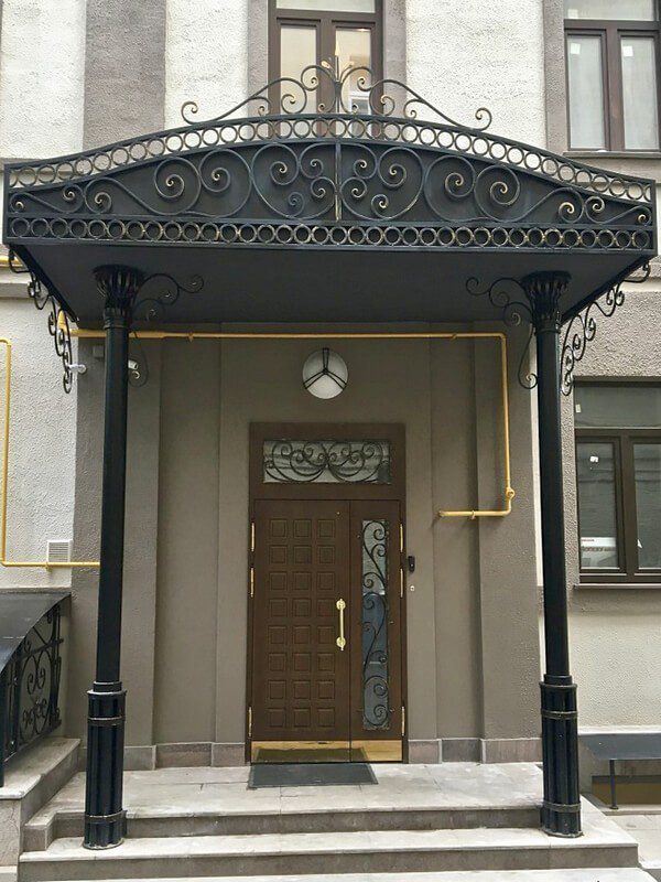 Кованая входная группа Фото 004