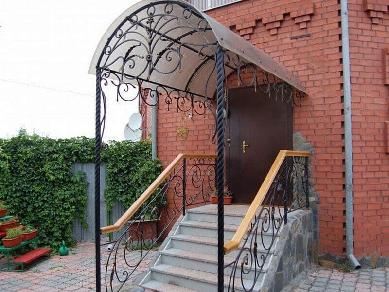 Кованая входная группа Фото 043