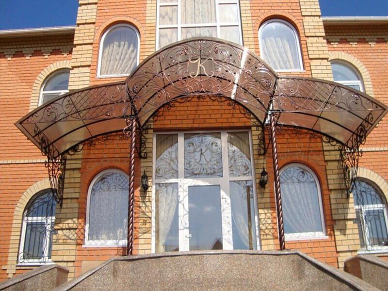 Кованая входная группа Фото 044