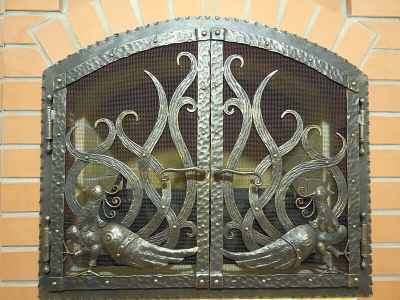 Кованые изделия для камина Фото 053