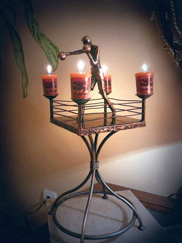 Кованые подсвечники Фото 016