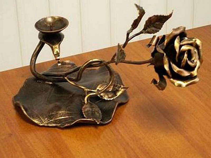 Кованые подсвечники Фото 020