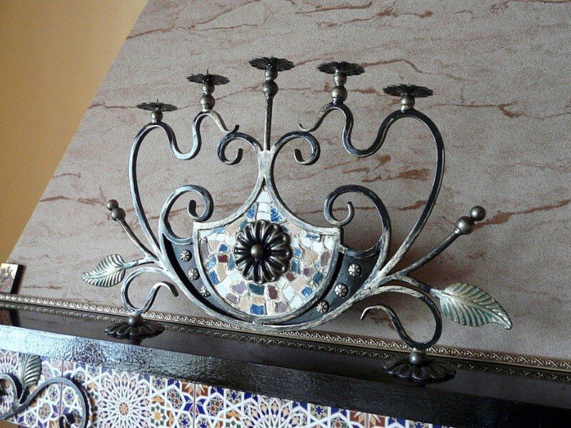 Кованые подсвечники Фото 028