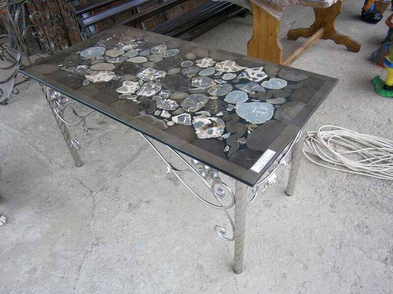 Кованые столы и стулья Фото 043