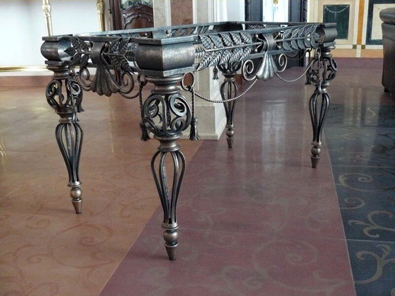 Кованые столы и стулья Фото 106