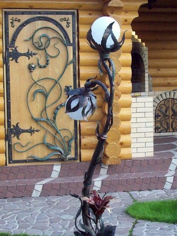 Кованые светильники и бра Фото 016