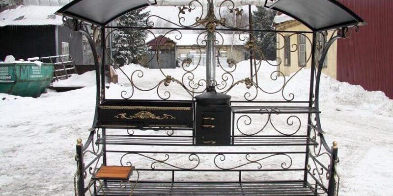 Кованый мангал Фото 087
