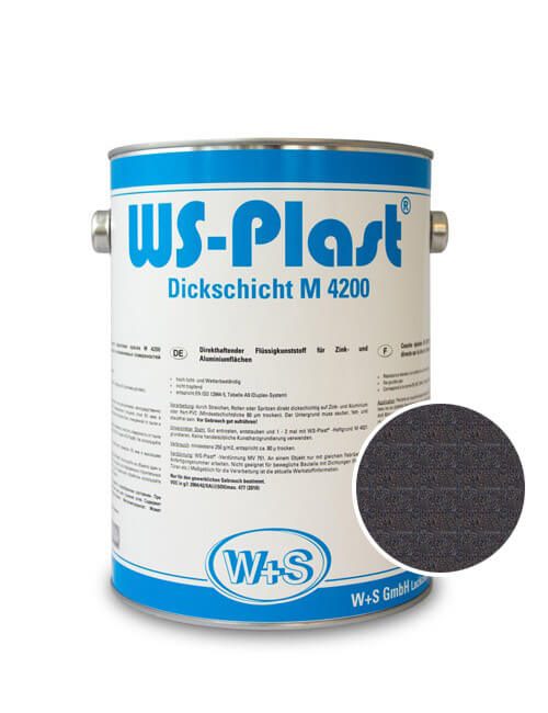Краска WS Plast черный графит