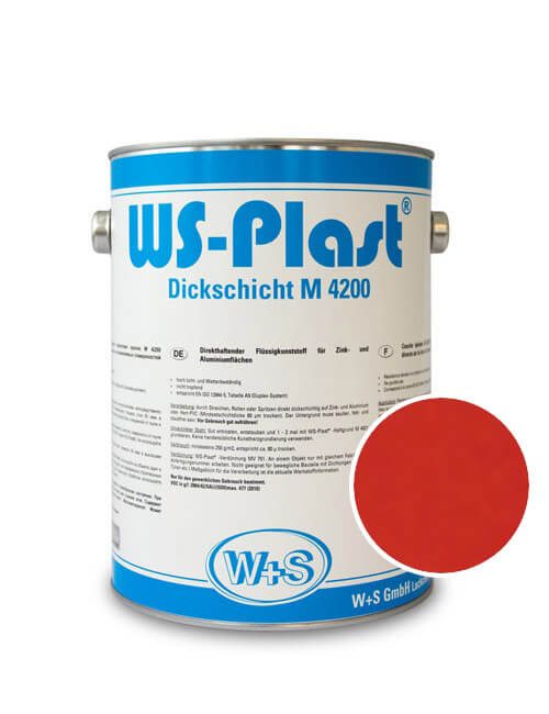 Краска WS Plast красный
