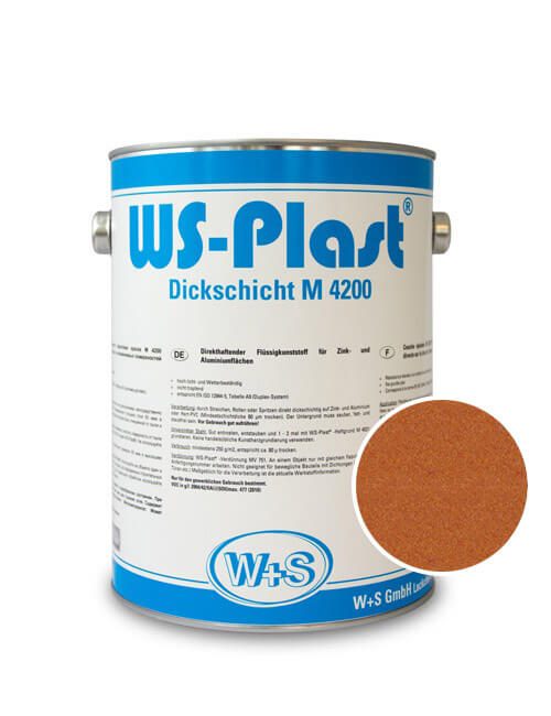 Краска WS Plast медь