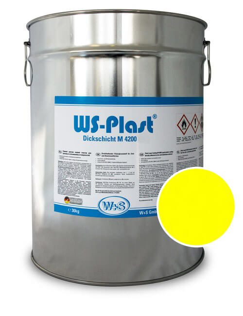 Краска WS Plast серный желтый