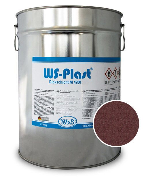 Краска WS Plast шоколадный графит
