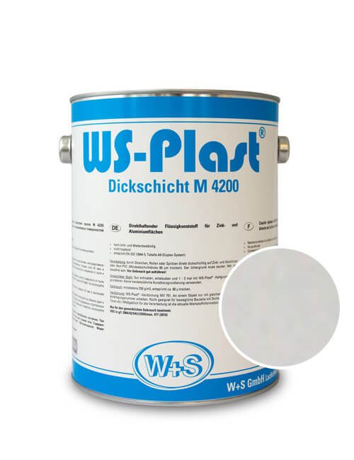 Краска WS Plast светло серый