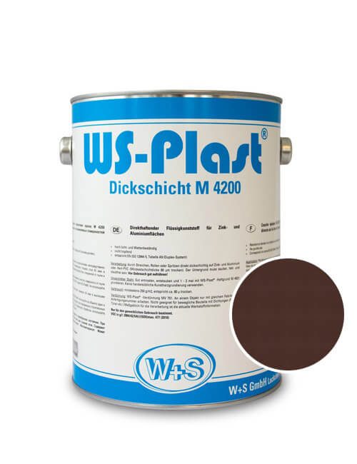 Краска WS Plast темно коричневый