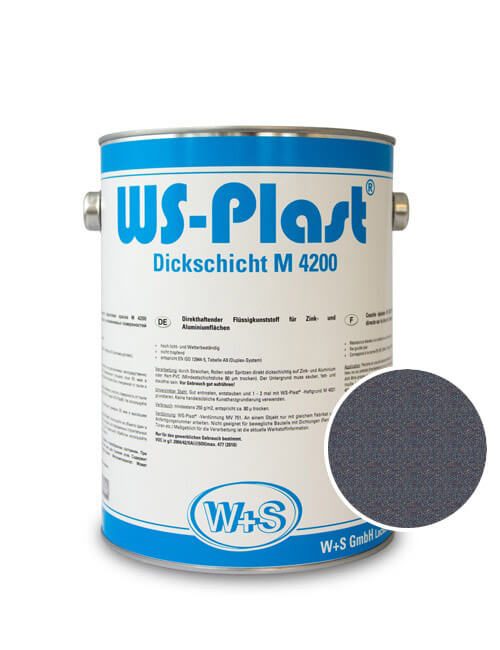 Краска WS Plast темный графит
