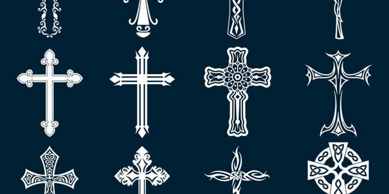 Эскизы кованых крестов