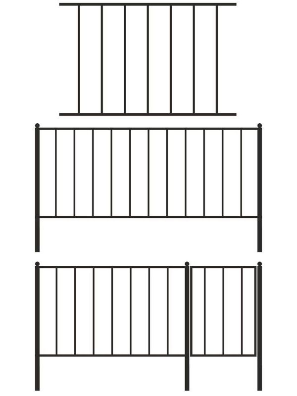 Кованая ограда Эскиз 110