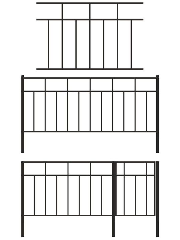 Кованая ограда Эскиз 112