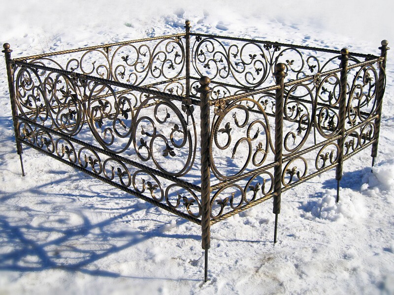Кованая ограда Фото 007