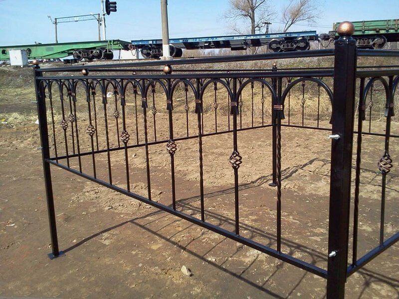 Кованая ограда Фото 066