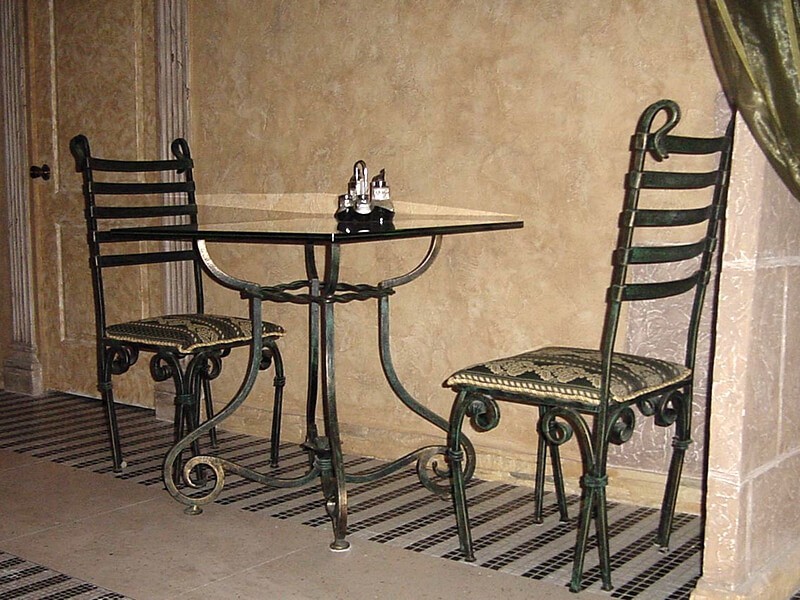 Кованые барные стулья Фото 003