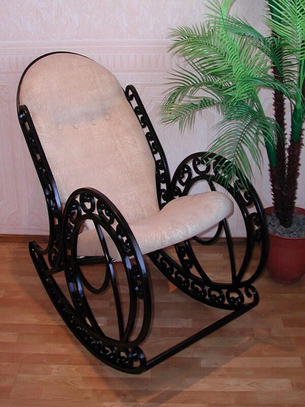 Кованые кресла качалки Фото 001
