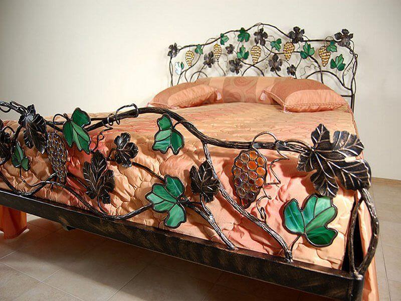 Кованые кровати Фото 050