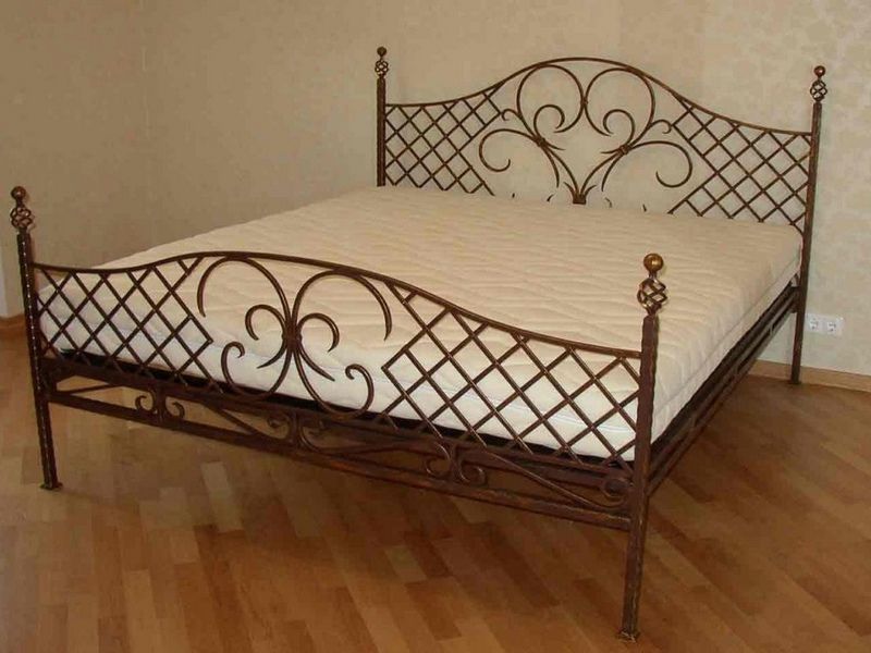 Кованые кровати Фото 156