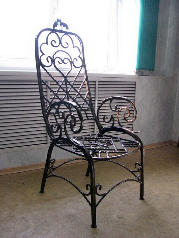 Кованые столы и стулья Фото 023