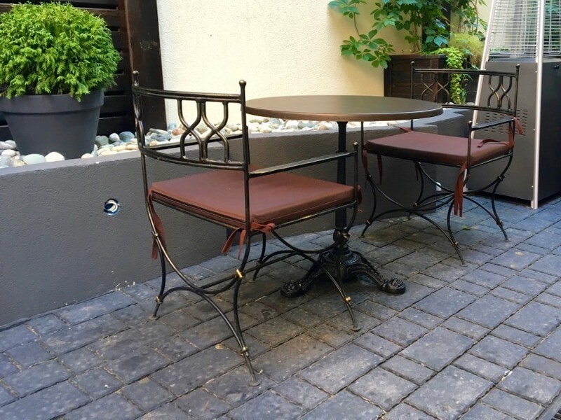 Кованые столы и стулья Фото 056