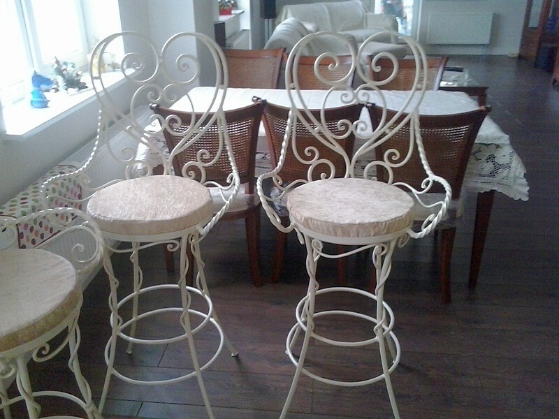 Кованые столы и стулья Фото 058