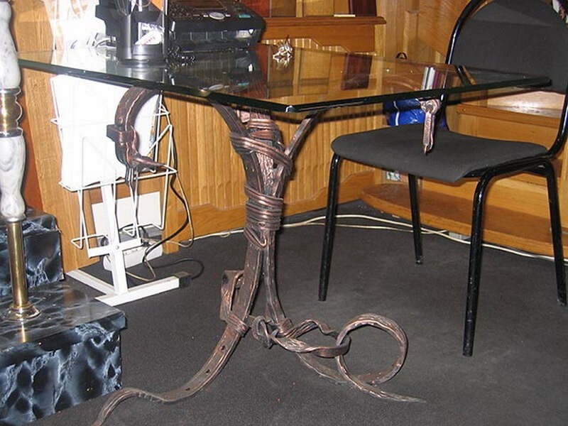 Кованые столы и стулья Фото 101