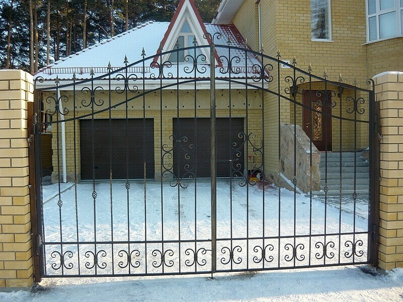 Кованые ворота Фото 003
