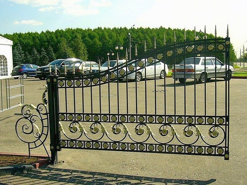 Кованые ворота Фото 023