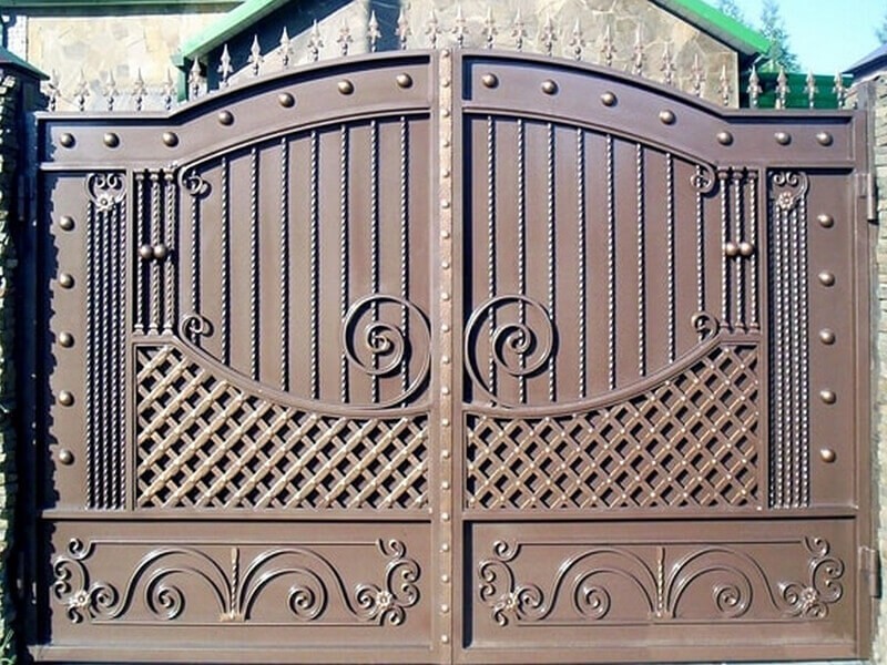 Кованые ворота Фото 033
