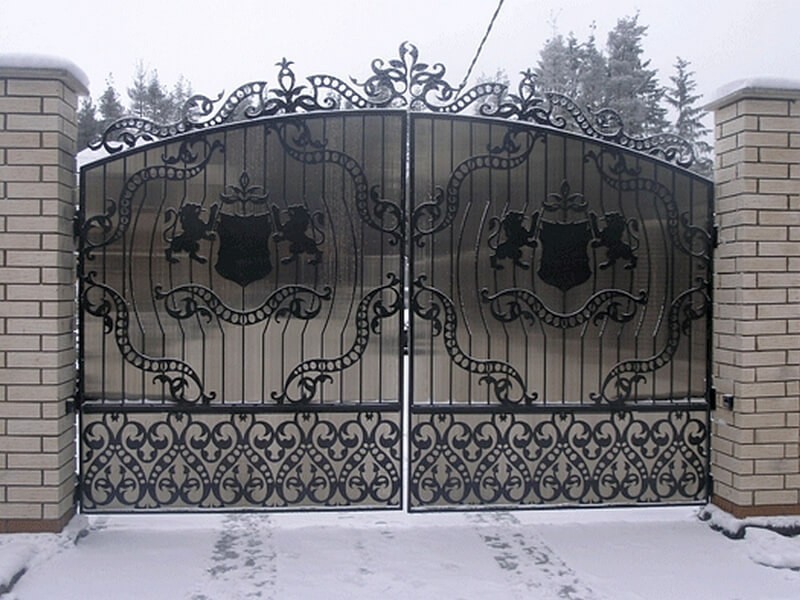 Кованые ворота Фото 126