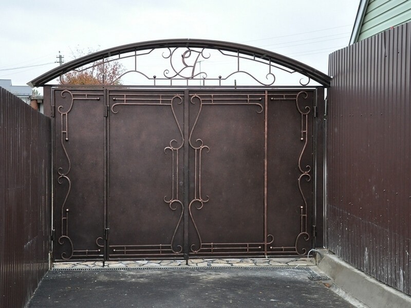 Кованые ворота Фото 127