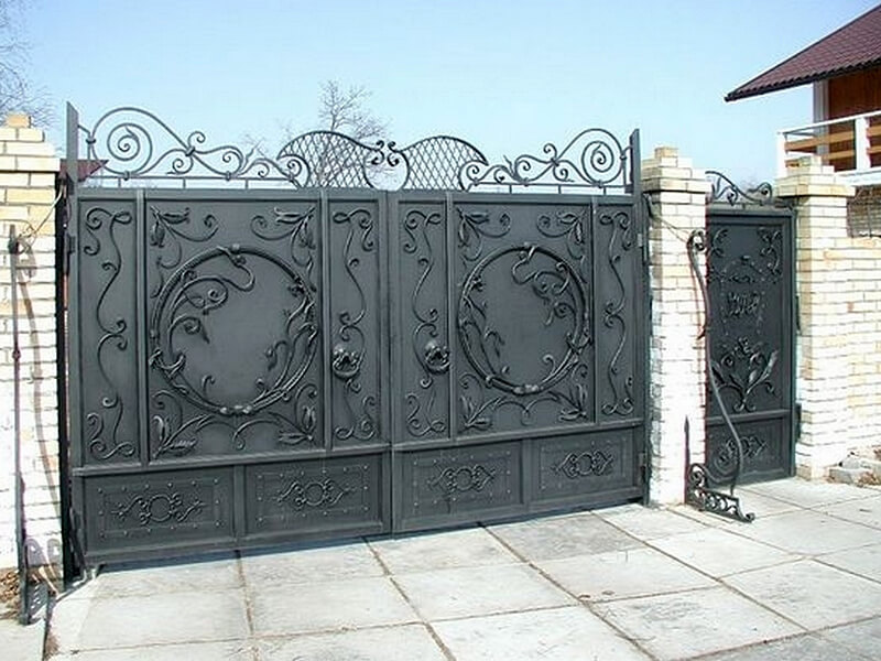 Кованые ворота Фото 139