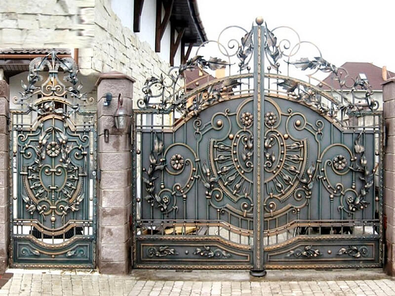 Кованые ворота Фото 143