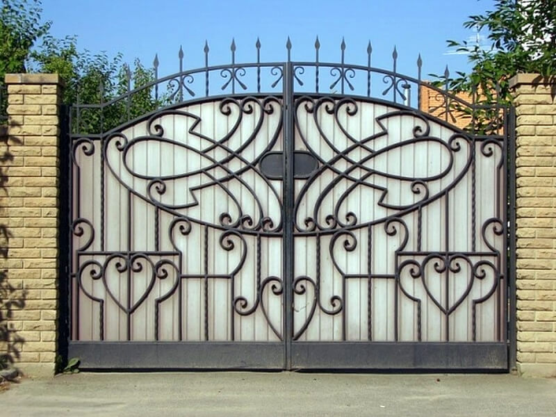 Кованые ворота Фото 161