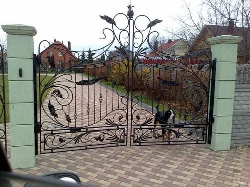 Кованые ворота Фото 194