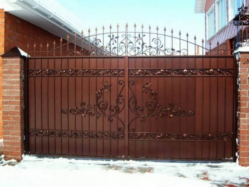 Кованые ворота Фото 271