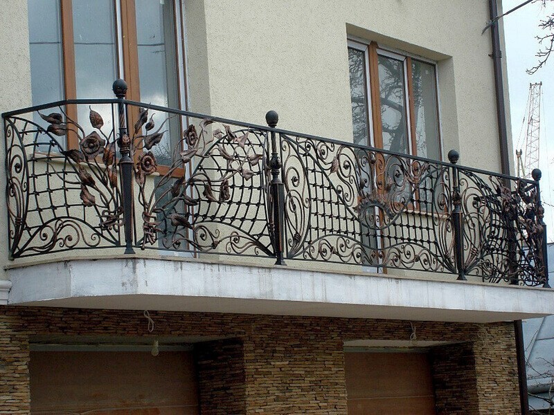 Кованый балкон Фото 002
